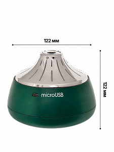 Увлажнитель воздуха для дома Огонёк OG-HOM02 Зеленый/серебро